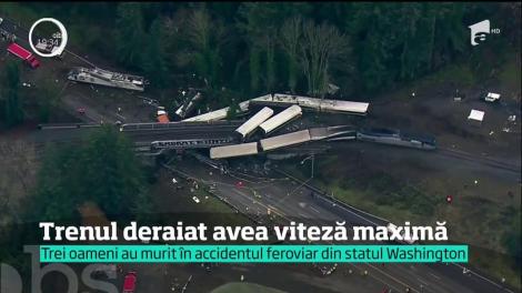 Accidentul feroviar din statul Washington putea fi evitat. Trenul deraiat avea viteză maximă