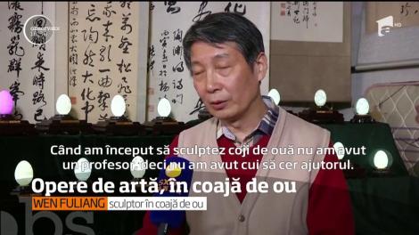 Opere de artă, în coajă de ou