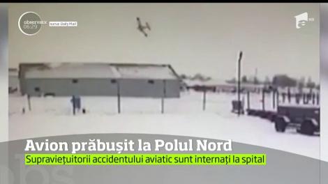 Un avion de mici dimensiuni s-a probuşit la Polul Nord! Patru persoane au murit