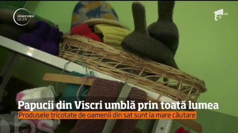 Papucii confecționați Viscri, celebri în Occident