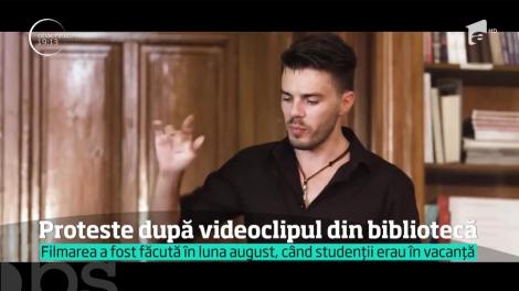 Videoclipul filmat de Carmen Şerban în biblioteca Universităţii de Medicină scoate studenţii în stradă!