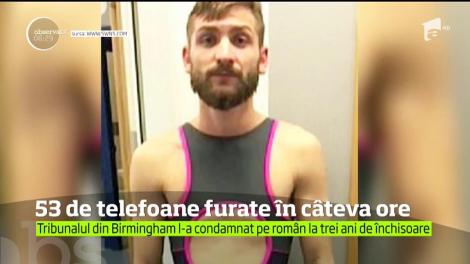 Un român a furat 53 de telefoane, în timpul unui concert din Marea Britanie. Ce pedeapsă va primi bărbatul