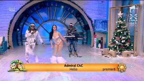 Admiral C4C, în premieră la „Neatza cu Răzvan și Dani” cu melodia „Hello”