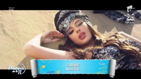 Carine este magică, la propriu! A venit la „Prietenii de la 11” cu videoclipul „Magique"