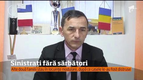 Sărbători triste pentru sinistraţii din comuna vâlceană Alunu