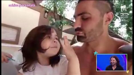 Imagini din arhiva personală. Pepe, discuție despre Alba ca Zăpada cu fetița lui