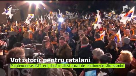 Cetăţenii regiunii Catalonia îşi aleg noul Guvern