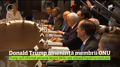 SUA ameninţă că va tăia ajutorul financiar pentru membrii ONU, care votează rezoluţia asupra Ierusalimului