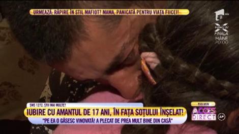 Iubire cu amantul de 17 ani, în fața soțului! Alin: "Pe ea o găsesc vinovată! A plecat de prea mult bine din casă"