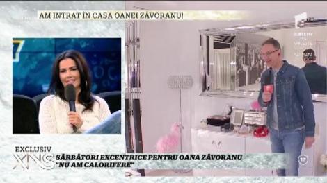 Lux şi opulenţă! Vasul de toaletă din casa Oanei Zăvoranu este plin cu luminițe colorate!