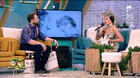 Anna Lesko și Dani, priviri cu subînțeles la „Neatza”! A avut o apariție incendiară, așa cum ne-a obișnuit