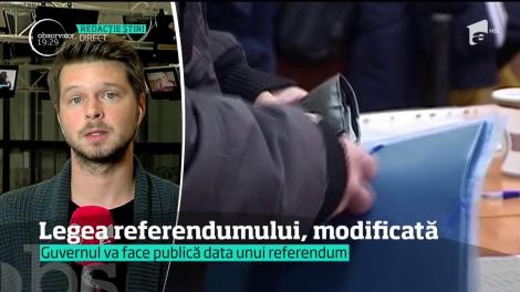 Parlamentul a decis astăzi să îl scoată pe preşedinte din procedura organizării referendumulu