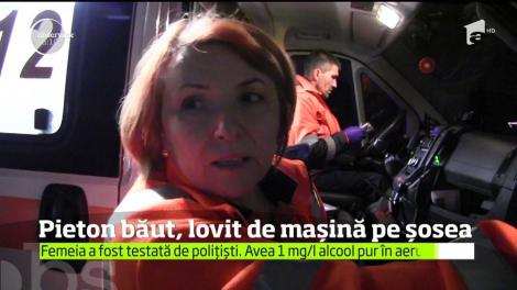 O femeie de 54 de ani din Cluj a ajuns la spital după ce a fost lovită de maşină!