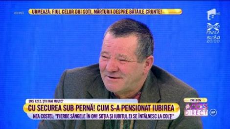 Nea Costel: "Soția mea are de trei de ani un amant"
