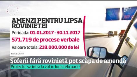 Veste uriașă pentru conducătorii auto! De anul viitor, șoferii care circulă fără rovinietă ar putea scăpa de amendă