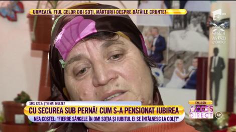 La 60 de ani, Nea Costel doarme cu securea sub pernă de frica amantului soției