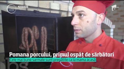 Pomană porcului, primul ospăț de sărbători