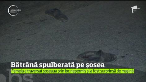 Tragedie în Mureş. O bărână de 82 de ani a murit pe loc după ce a fost spulberată de un autoturism