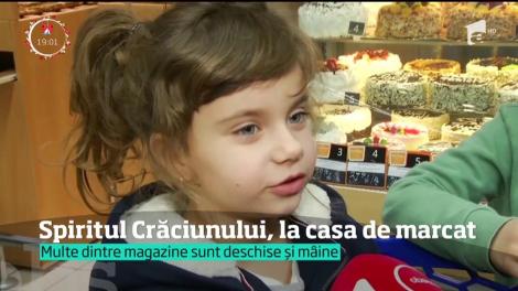 Milioane de români lasă miliarde de lei în pieţe şi hipermarketuri. Ajunul îi va prinde pe mulţi tot la cumpărături