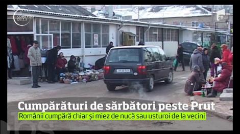 Românii preferă să treacă graniţa în Republica Moldova pentru cumpărăturile de Sărbători