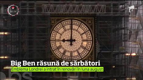 Celebrul Big Ben a fost repornit de sărbători