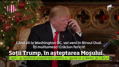 Familia Trump, în aşteptarea lui Moş Crăciun!