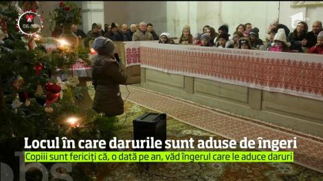 Într-o localitate din judeţul Alba, darurile sunt aduse de îngeri