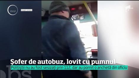 Imagini revoltătoare în Brăila. Un pasager a lovit cu pumnul pe un şofer de autobuz, în timp ce acesta conducea