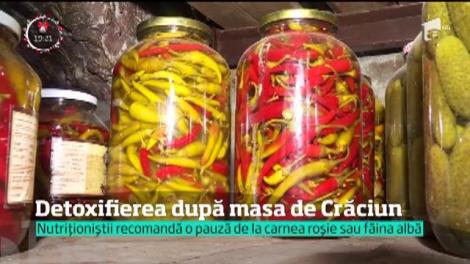 Detoxifierea după masa de Crăciun
