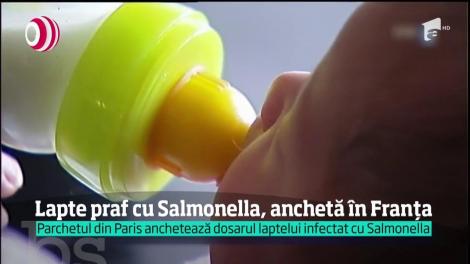 Procurorii din Paris au deschis o anchetă amplă după scandalul laptelui praf infectat cu salmonella, despre care s-a spus că a ajuns şi în România
