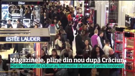 Magazinele din Marea Britanie, pline din nou după Crăciun