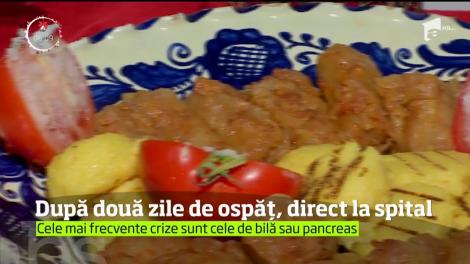 Românii iubesc excesele! Aproape 3000 de persoane au ajuns la spital după două zile de ospăţ