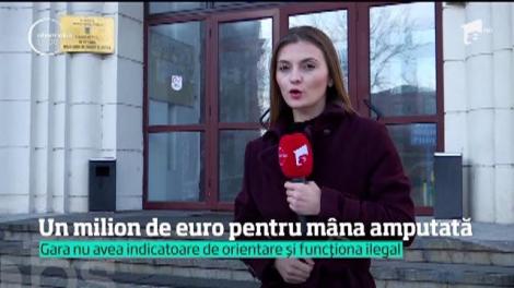 O femeie a rămas fără mână într-o gară care funcţiona ilegal, iar Compania Naţională de Căi Ferate a fost trimisă în judecată după trei ani