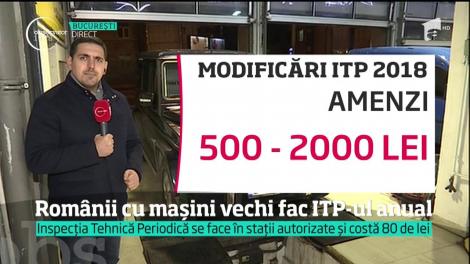 Românii cu mașini mai vechi de 12 ani vor fi obligaţi să-şi facă inspecţia tehnică periodică anual