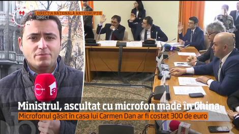 Microfonul găsit în casa ministrului de Interne, Carmen Dan ar fi costat 300 de euro şi ar proveni din China