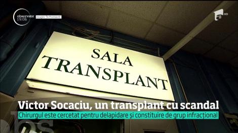 Medicul Mihai Lucan e acuzat că le-a răpit dreptul la viaţă mai multor copii bolnavi. În schimb, cântăreţului Victor Socaciu i-a transplantat doi rinichi dintr-un foc