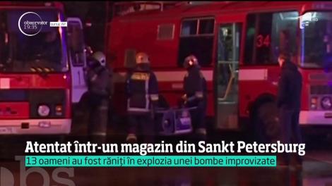 Atentat într-un magazin din Sankt Petersburg