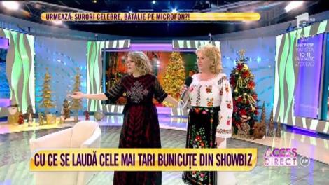 „Le mai dau pe furiș când nu văd părinții” Maria Cârneci, Maria Dragomiroiu și  Elena Merișoreanu, cele mai tari bunicuțe din showbiz
