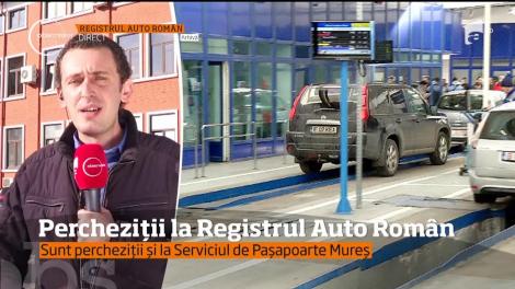 Percheziţii de amploare într-un dosar de corupţie care vizează mai mulţi funcţionari ai Registrului Auto Roman şi ai Serviciului de Paşapoarte