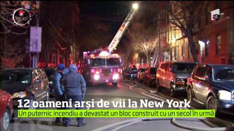 Tragedie! Cel puţin 12 persoane şi-au pierdut viaţa în incendiul unui bloc de apartamente, în cartierul Bronx din New York