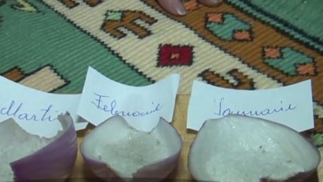 Cea mai veche prognoză meteo. Calendarul de ceapă îți spune cum va fi vremea, în noul an, înaintea specialiștilor. Ce se întâmplă dacă... se topește sarea