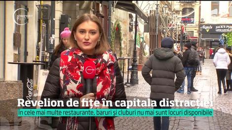 Revelion de fiţe în capitala distracţiei
