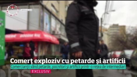 Comerţul la negru cu petarde, pocnitori sau artificii a explodat în ultimele zile din an