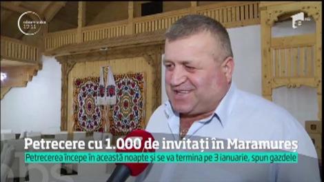 Petrecere de Revelion cu 1.000 de invitaţi în Maramureş