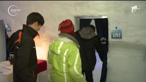 Revelion pe un pat de gheață, la Bâlea Lac