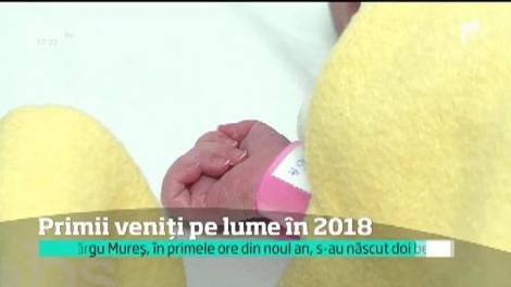 Primii veniți pe lume în 2018. Vasile, Maria şi Victoria sunt doar trei dintre bebeluşii care au venit pe lume imediat după intrarea în noul an