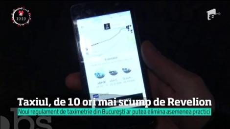 Un bărbat a fost luat pe capota unui taxi din Bucureşti, după ce şoferul a refuzat să-l ducă la destinaţie!