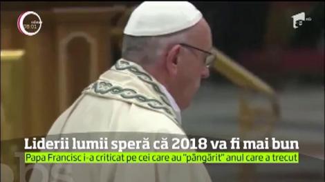 Liderii lumii speră că 2018 va fi un an mai bun decât 2017