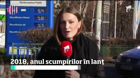 2018, anul scumpirilor!  Pe şoferi îi aşteaptă o nouă taxă. Euro şi ratele vor creşte, iar carburanţii se vor scumpi şi mai mult