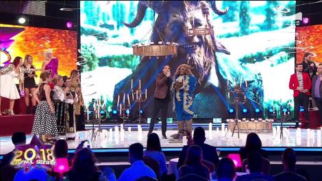 Unul dintre cei mai cunoscuți români! Florin Piersic a fost Bestia perfectă la Revelionul Starurilor 2018
